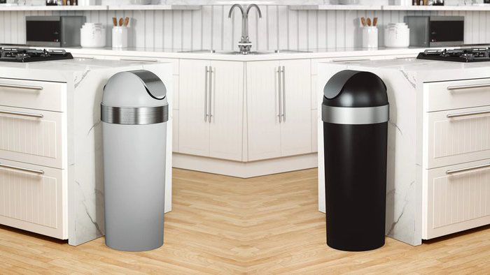 Мусорное ведро с поворотной крышкой на 45 литров